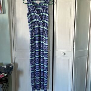 Vineyard Vines v-neck nautical maxi-dress - Size S